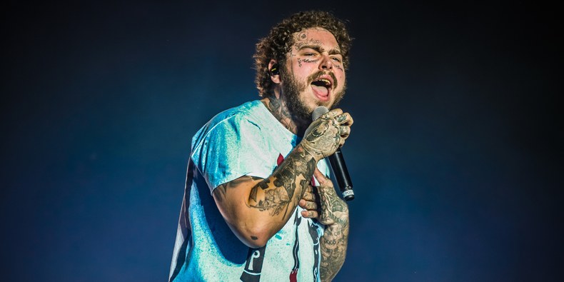 Post Malone reigns on charts and in LWC