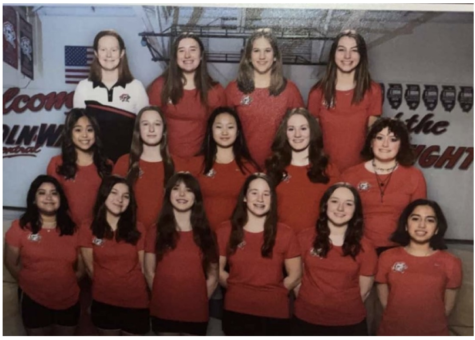 The 2022 Girls Badminton Team 