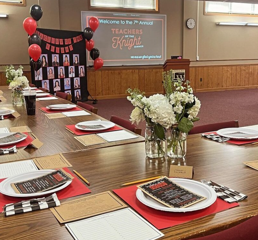The Knights of the Round Table room was transformed to honor our Teachers of the Knight. 